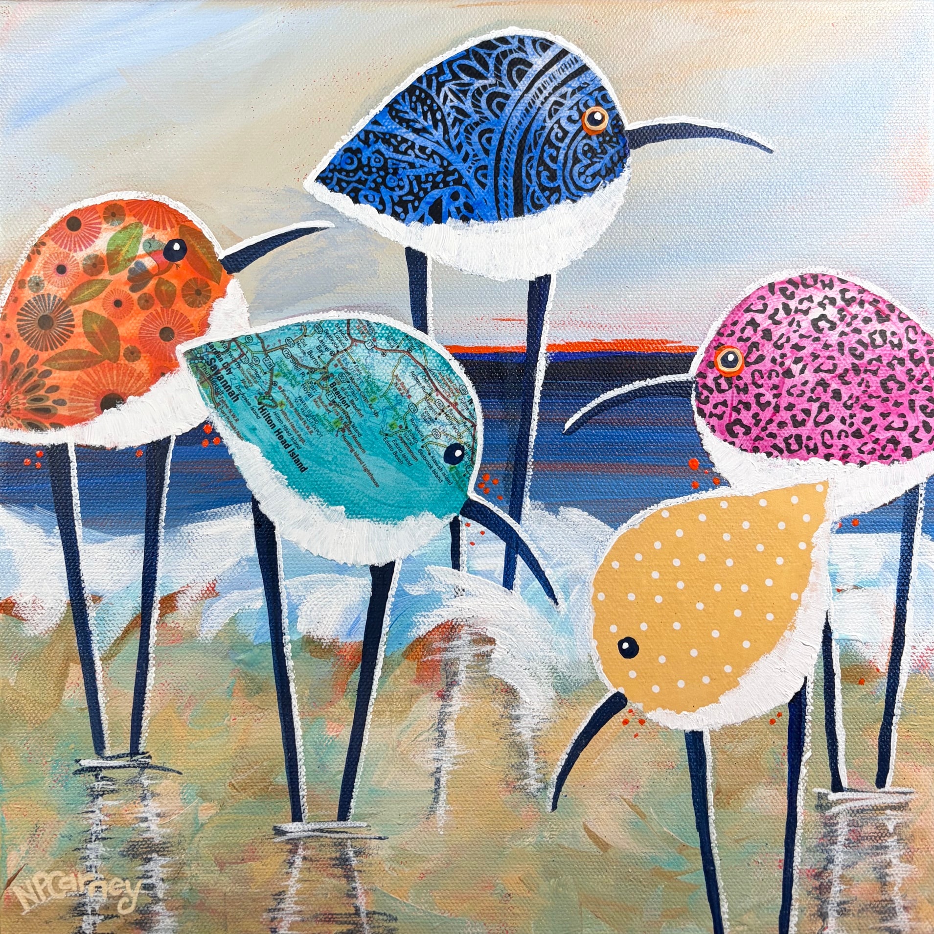 Island Beach Birds